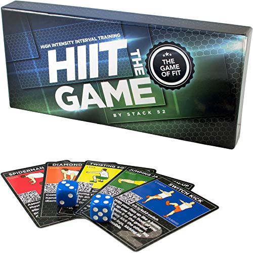 HIIT Interval Workout Game. Designed by Military Fitness Expert. Video Instructions Included. Bodyweight Exercises, No Equipment Needed. Fun and Motivating Training Program.