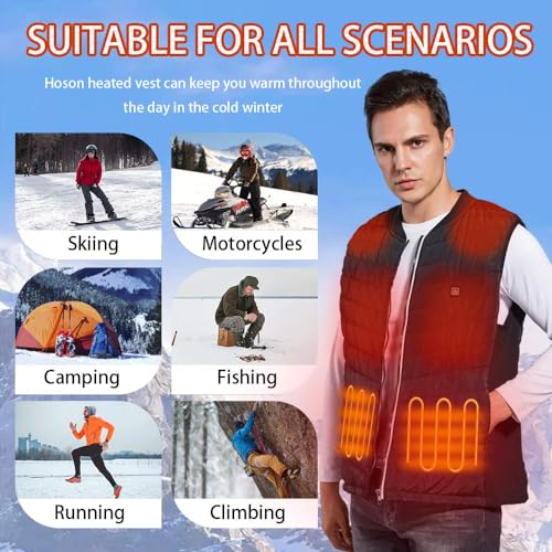 Hoson Heated Vest for Men and Women - Winter Hunting Jacket