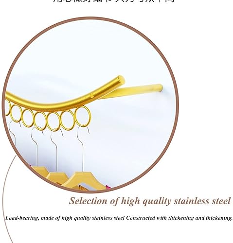 Miniatura 7 de Perchero de montaje en pared, moderno y simple perchero de hierro para exhibición al por menor, barra de colgar para colgar en el baño, toallero