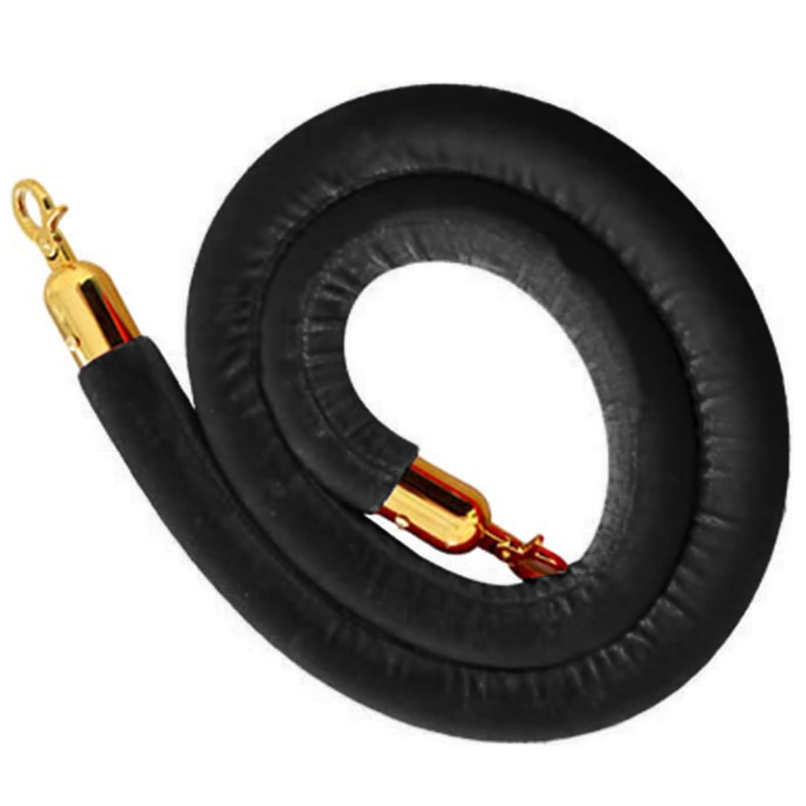 Guardrail rope， Industrial VIP Stanchion Queue Barriers Rope, Restaurants Hotels Crowd Control, for Movie Theaters Grand Openings/(Black,Length 2M/6.6Ft/79In)