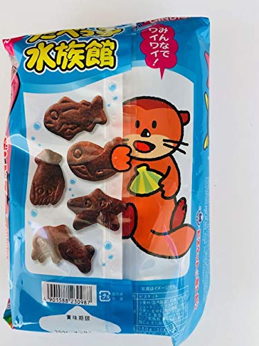 Amazon.co.jp: ギンビス たべっ子水族館 150g (5パック) まとめ買い×2