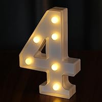 Vista 13 de Letras iluminadas, letras con luces LED de 26 letras del alfabeto, letra decorativa iluminada, letras de marquesina LED que funcionan