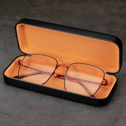 Image of Vemiss Hard Shell Eyeglass Cases, Lightweight Portable Glasses Case for Women Men
