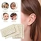 1200 Tabletten Ear Seeds,Einweg Akupunkturpflaster,Ear Seeds Gold,Ohrmassage Aufkleber mit Ellenbogenpinzette und Meridianstift Akupressur Stab