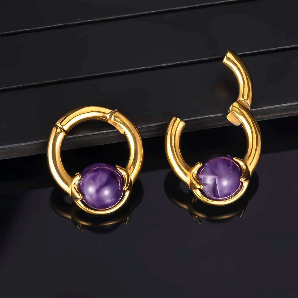 Vankula イヤーハンガー ウェイト ヘビーステンレススチール ダングルプラグ トンネル イヤーエキスパンダー ゲージ ボディピ