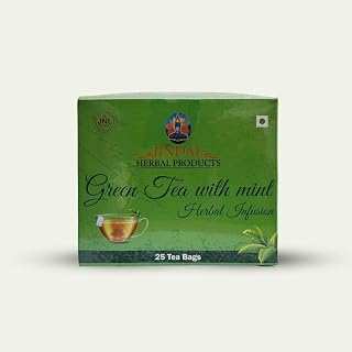 Jindal Herbals Green Tea With Mint bags 25's