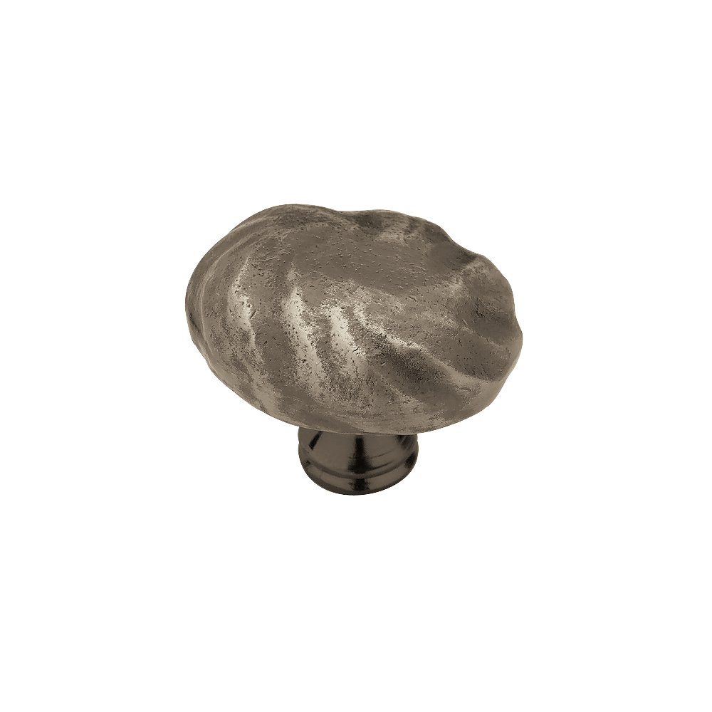 Liberty PN1330-AP-C 42mm Diameter Rustique Oval Kitchen Cabinet Hardware Knob, Antique Pewter