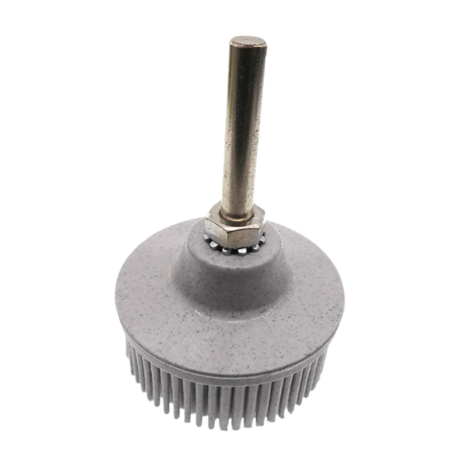 MYCENSE 2 inch Bristle Disc Drill Bristle Brush Disc Home Cleaning Cleaning Abrasives Coating Removal Disc Abrasives Wheel Brush, Gray