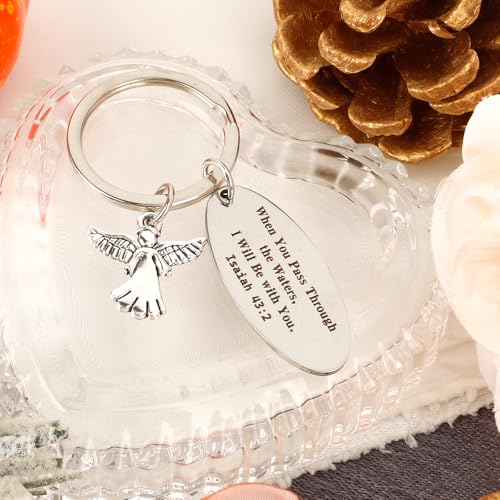 Porte-clés chrétien en croix - Accessoires de la Bible de qualité - 4