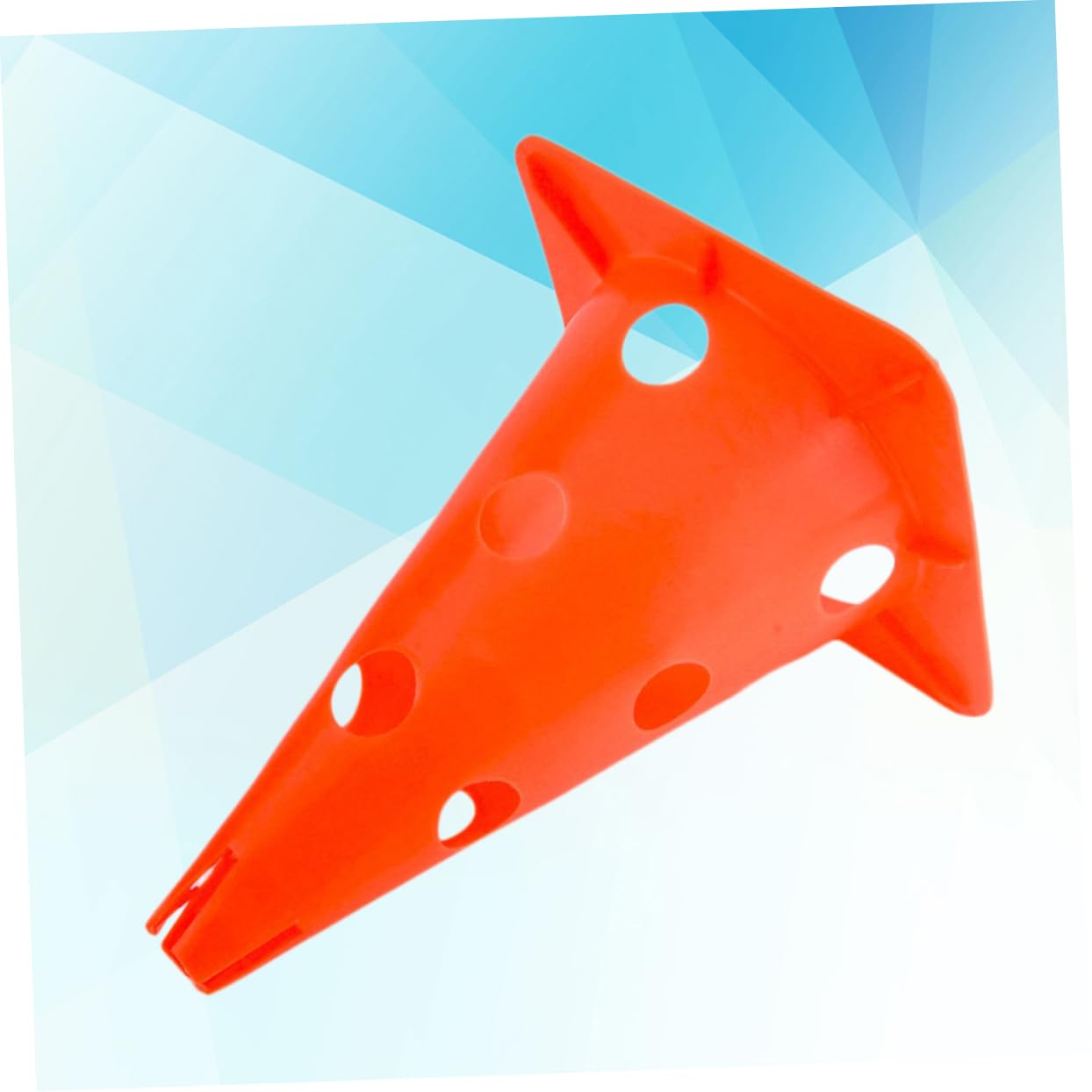 VICASKY Slotted Cones Set 5pcs 30cm Football Training Markers Neon Logo Easy to Store Carry for Sports Fields