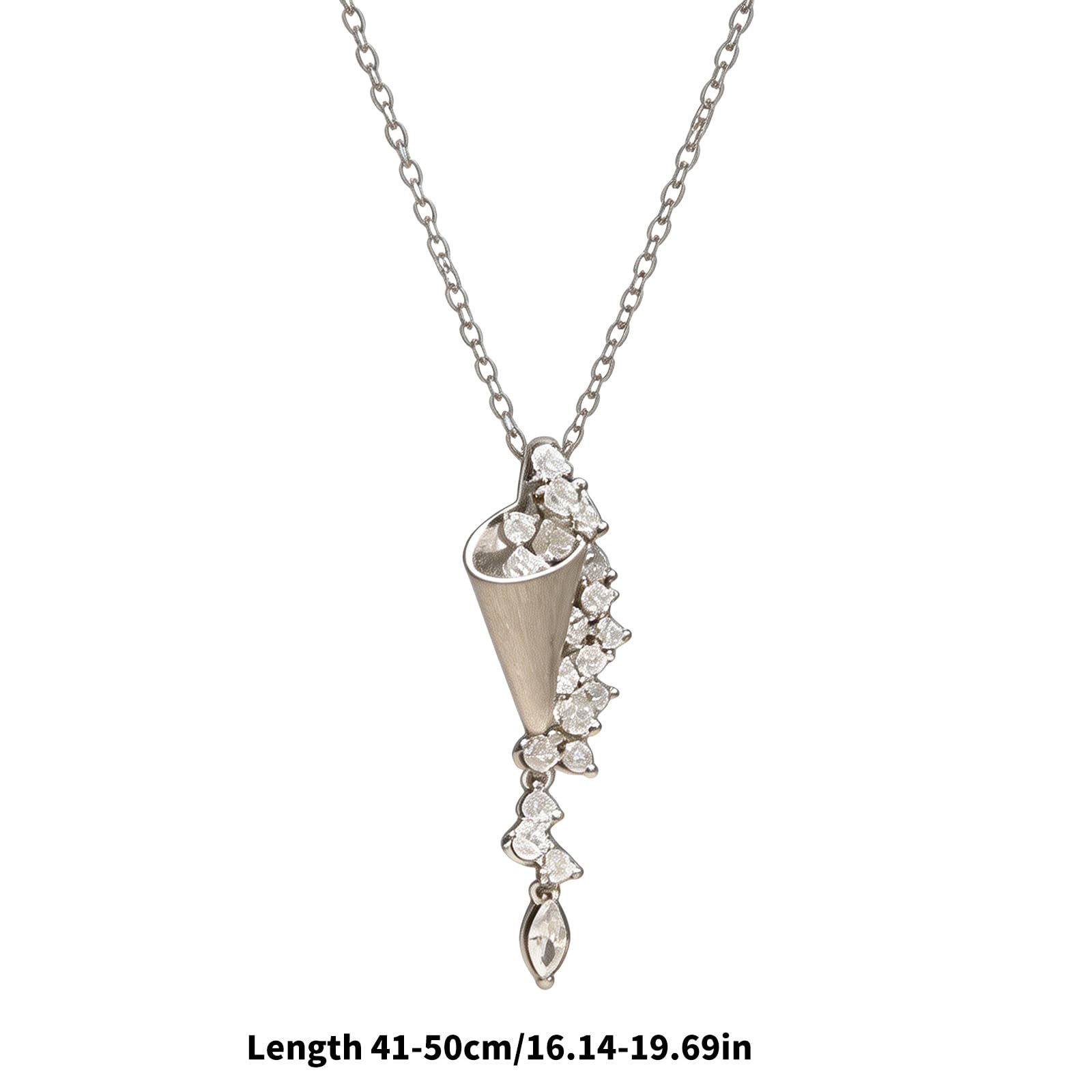Bella collana con ciondolo a forma di imbuto intricata e accento creativo regalo alla moda per collana di compleanno a forma di stella