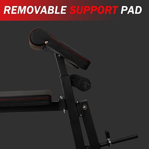 Miniatura 5 de GLFERA Adjustable Weight Bench, Bench Press for Strength Training, Incline Decline Bench Sit Up Bench for Home Gym - 2023 Upgraded Version