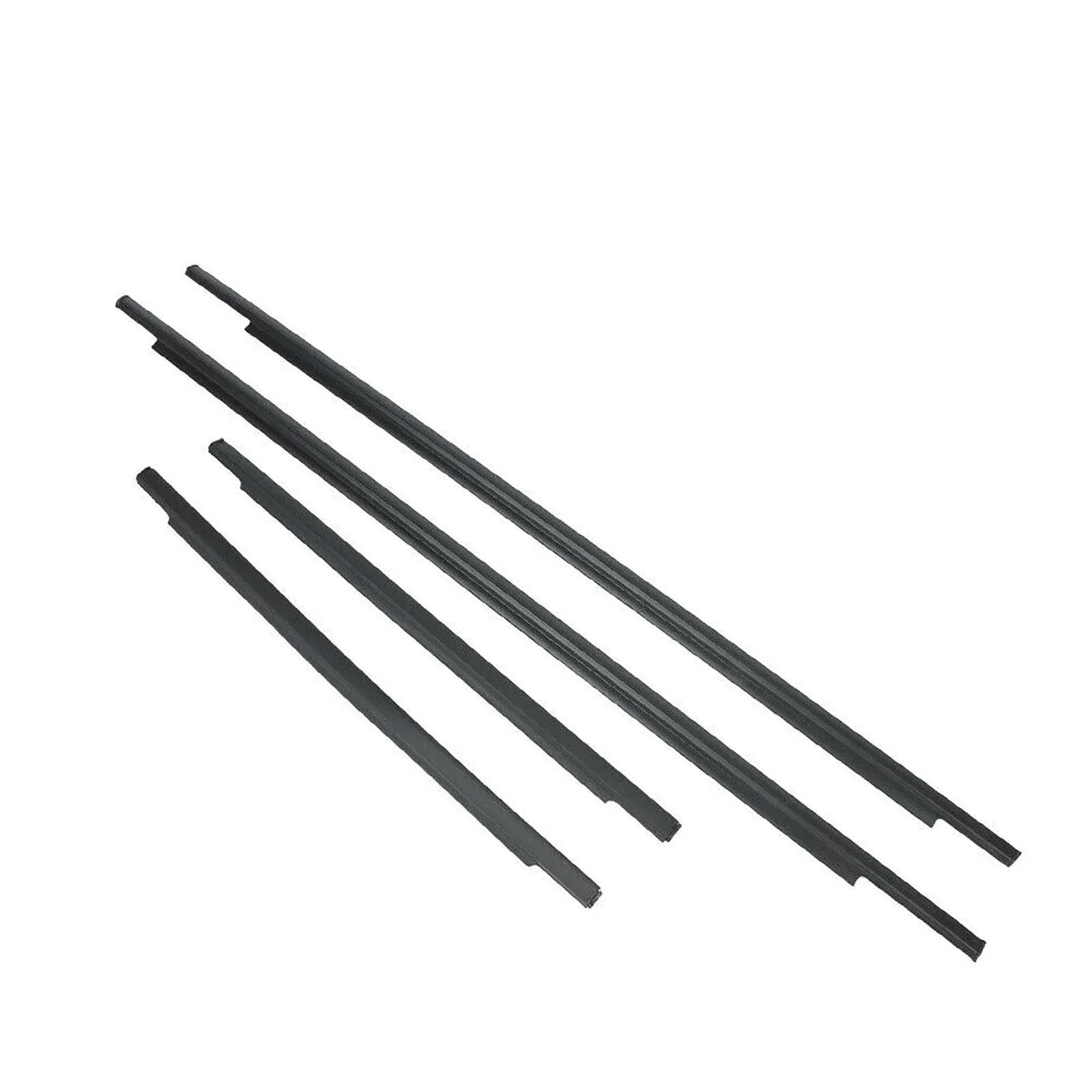Window Weather Strip Window Glass Weatherstrip Pressure Strip Sealing Strip for FJ Cruiser 2007-2014 4Pcs/Set