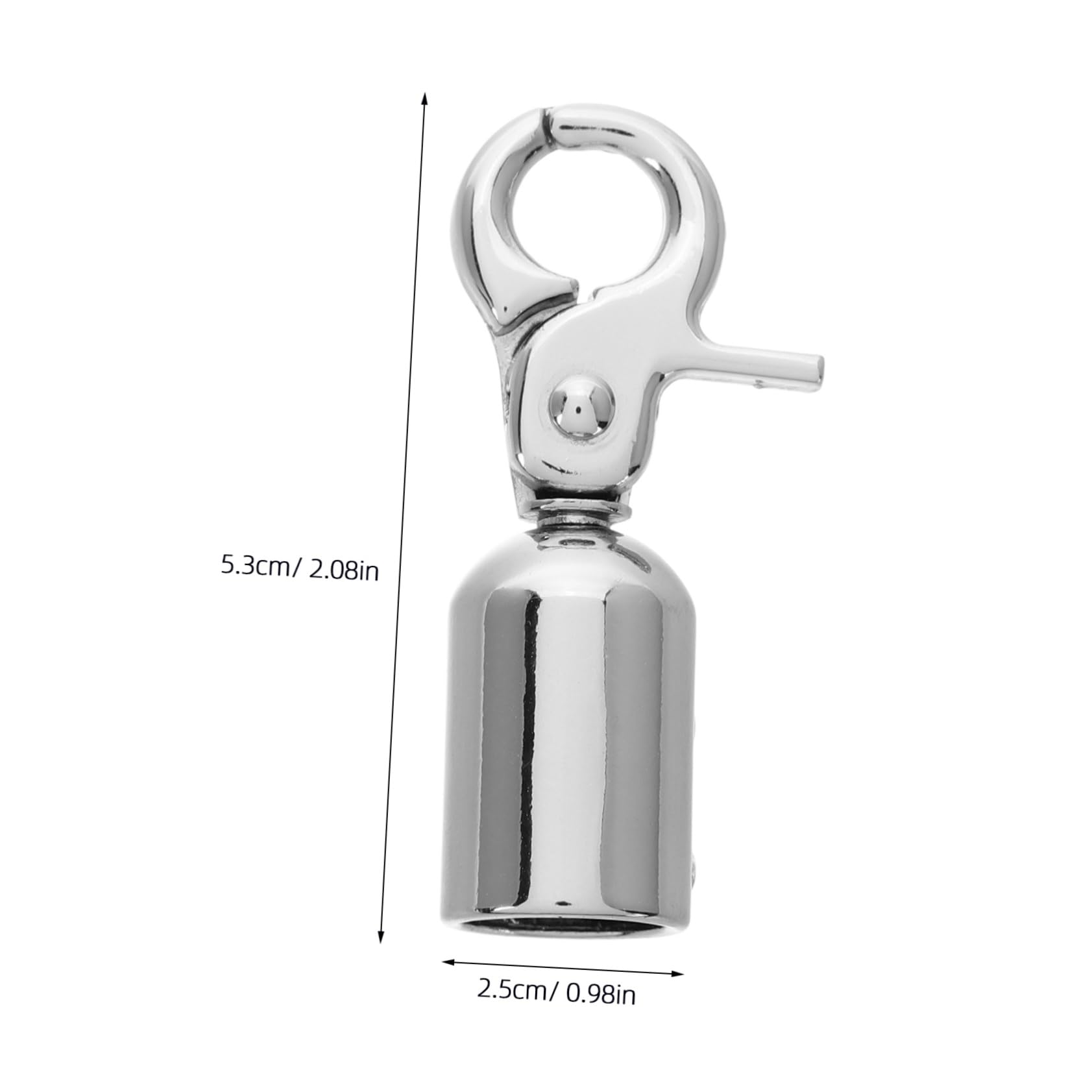 DOITOOL Dog Buckle Luggage Hook 4 Pack Stanchion Rope Hooks Rope End Snap Hook for Safety Lanyard Elegant Handbag Accessory