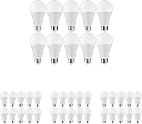 Miniatura 7 de Satco S11419 - Bombillas LED A19 de 14 W, repuesto de 100 W, luz natural de 5000 K, 1600 lúmenes, 10 unidades