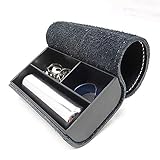 RAUYIVANY Guitar pick holder/guitar slide case, PU leather, can hold picks、guitar slider and variou