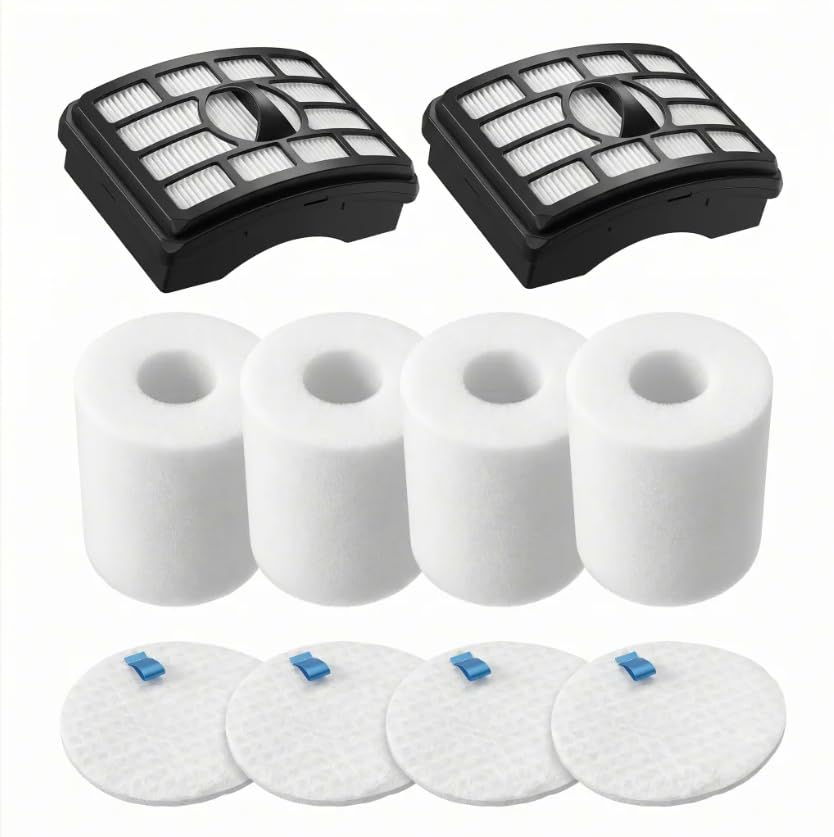 2 HEPA + 4 Foam & Felt