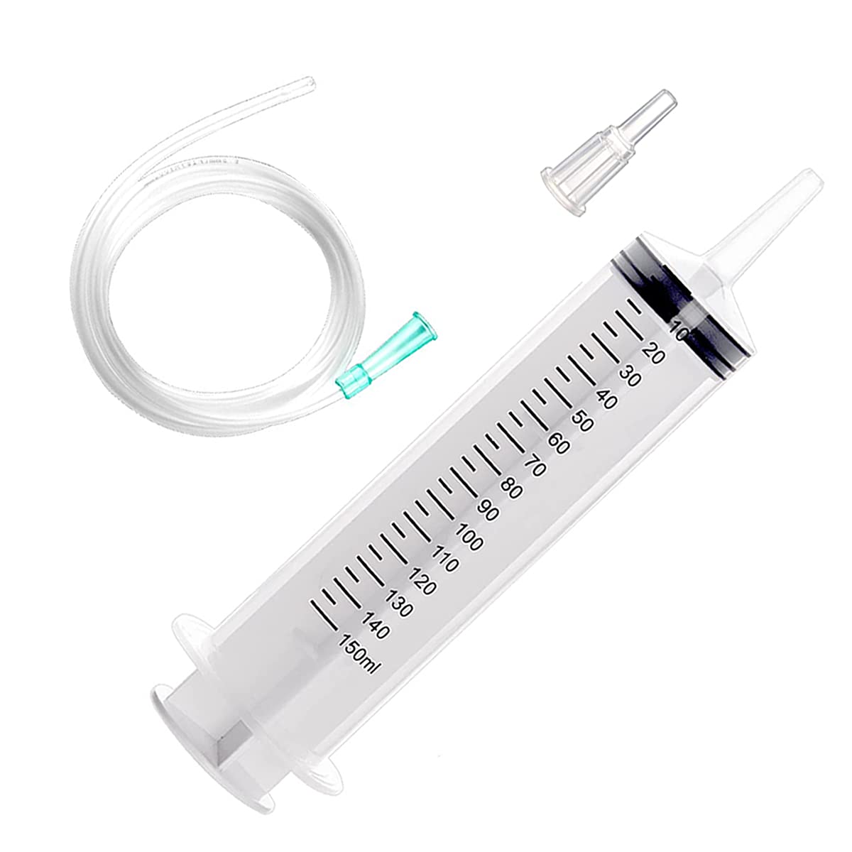 Changlesu 150 ml Syringe with Hose 19 cm Reusable Syringes for Pets