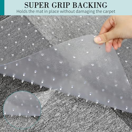 Office-Chair-Mat-for-Carpets-Clear-Computer-Desk-Chair-Mat-for-Low-Carpeted-Floors-Thick-and-Sturdy-Carpet-Protector-Easy-Glide-and-Flat-Without-Curling30-x-48-Rectangle