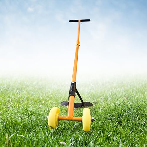 Image of Hectare Wheel Weeder for Gardening & Farming | Manual Hand Push Weeding Tool | Heavy Duty Garden Weeder for Soil Loosening, Weed Removal & Intercultivation