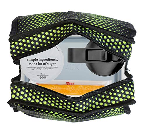 PackIt Freezable Lunch Bag with Zip Closure, Venom - Thumbnail 4