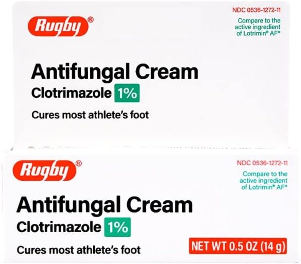 Rugby Laboratories Antifungal Cream Clotrimazole 1 Cures