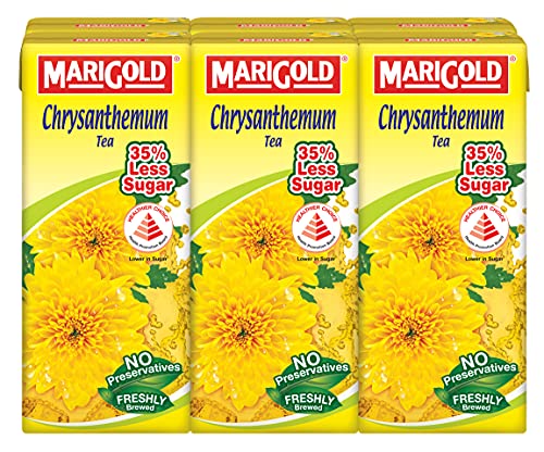 Marigold Chrysanthemum Tea Less Sweet 6 x 250ml
