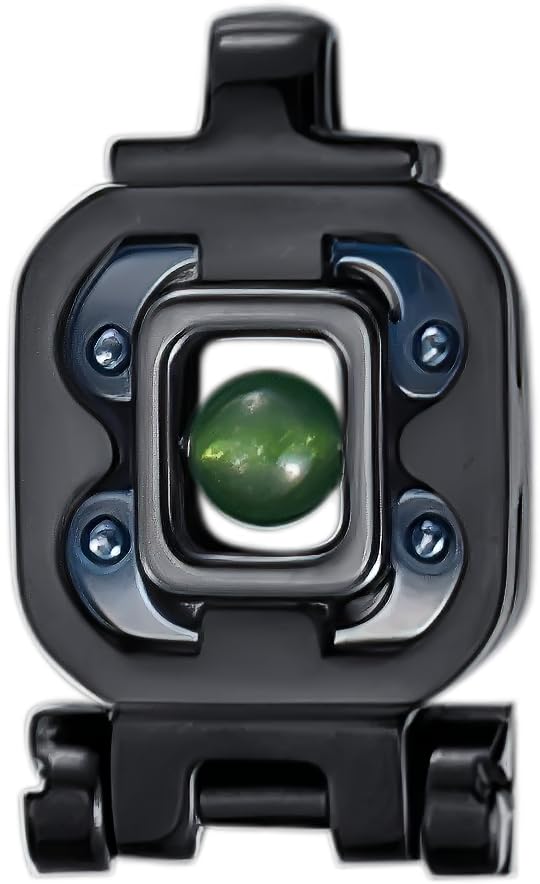 OreilleStar 3D Metal Puzzle Bracelet Making Kit: Initial DIY Mechanical Charm Mens Bracelet with Birthstone for Women Stainless Steel Model Kits Black Color (Black Extension: 1 Segment-0.82in)