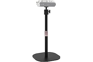AceTaken Tabletop Portable Recorder Tripod Stand Holder