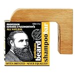 Professor Fuzzworthy's Beard Shampoo Bar & Magnetic Soap Holder Men's Grooming Gift Kit | 100% Natural Beard Wash - Eco…