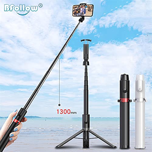 Trípode palo selfie Bluetooth SCRUBY BFOLLOW para videollamadas con móvil iPhone y Huawei negro 2
