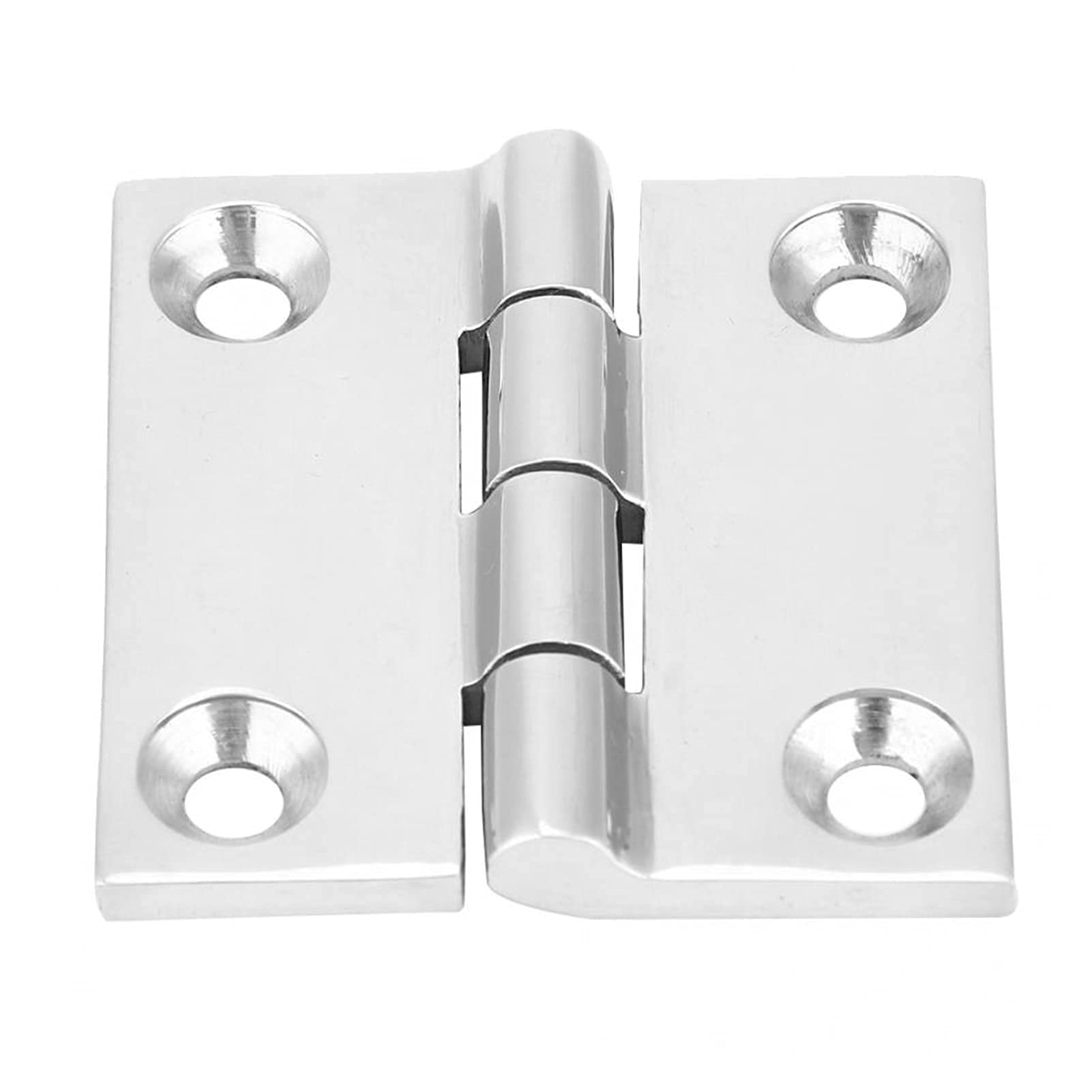 Nvsfzgiyg One Color Hinge, Stainless Steel Cabinet Door Window Hardware Accessories 50X50mm Connector