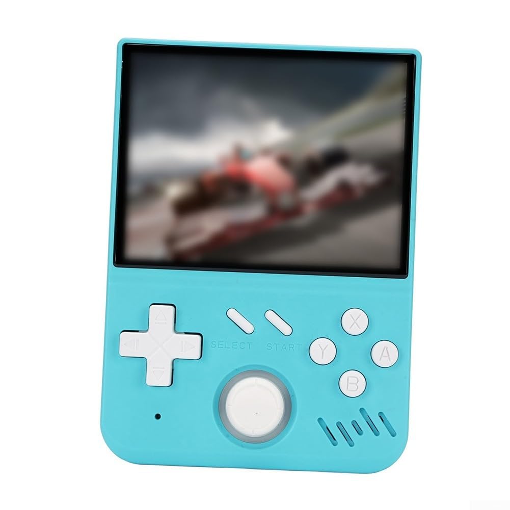 Console de jeu portable rétro portable écran 3D 3,5 pouces Mémoire extensible ABS léger plusieurs couleurs pour les jeux de voyage (A)