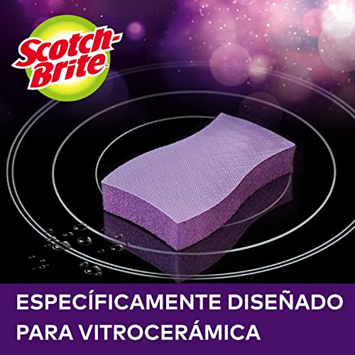 Miniatura 3 de Scotch-Brite Estropajo para vitrocerámica, paquete de 3 unidades