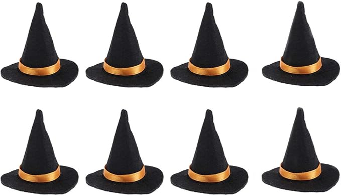 Healifty - Cappelli da strega, per Halloween, per fai da te, 8 pezzi, per  bottiglie di vino, cappelli da strega : Amazon.it: Casa e cucina