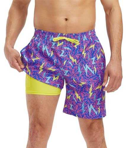 Short de bain homme Tipsy Elves 3XL bleu Grease Lightning doublé