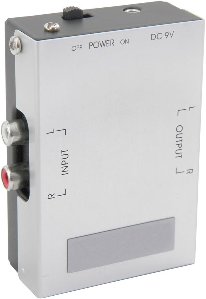 AVLink Pre-amplifier For Turntables, Black