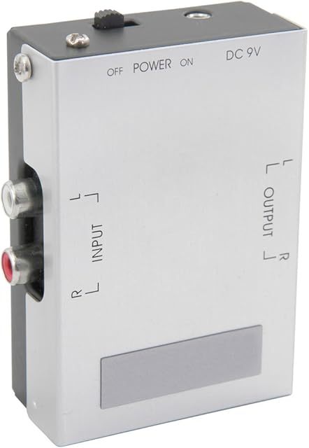 AVLink Pre-amplifier For Turntables, Black
