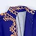 Baroque Halloween Costume for Men Embroidered Vintage Tailcoat Gothic Cosplay Outfit Retro Court Jacket Party Stage Blue