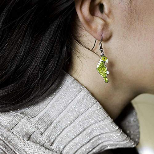 Enamel Green Amazon Earrings By The Magic Zoo #TOP1