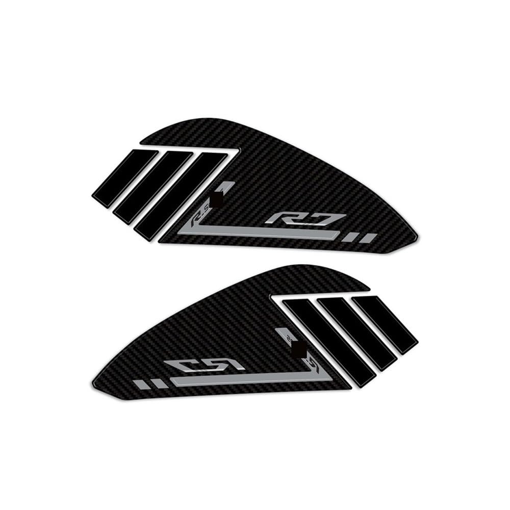 for YAM&AHA R7 2021-2024 Motorcycle Tank Side Pad Sticker Protector Traction Fuel Decal Tank