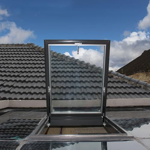 Ventana de techo con cristal templado y marco reforzado para áticos