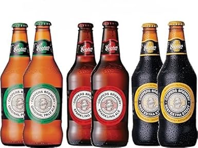 Amazon Co Jp オーストラリア クラフトビール クーパーズ Coopers 3種6本 飲み比べセット 専用ギフトボックスでお届け 食品 飲料 お酒