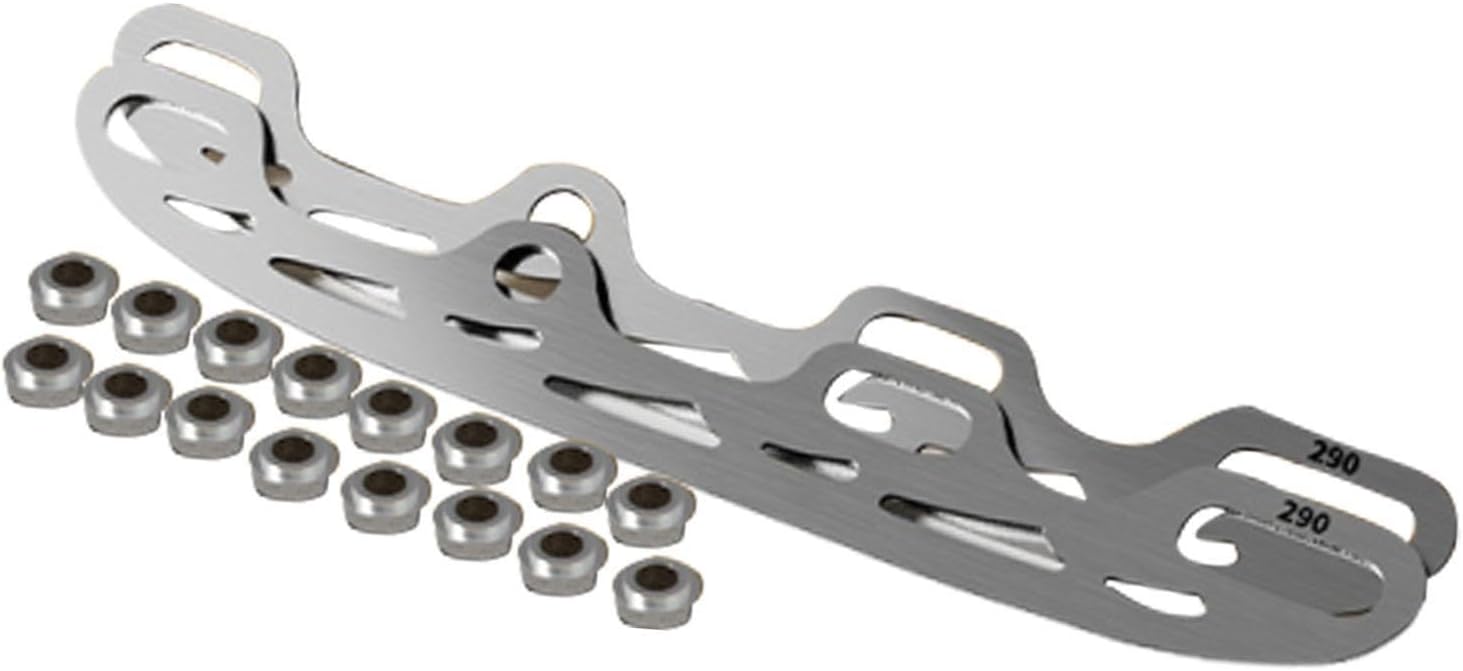 2x Ice Skating Stainless Steel Accessories Replaceable for Inline Skating Ice Hockey