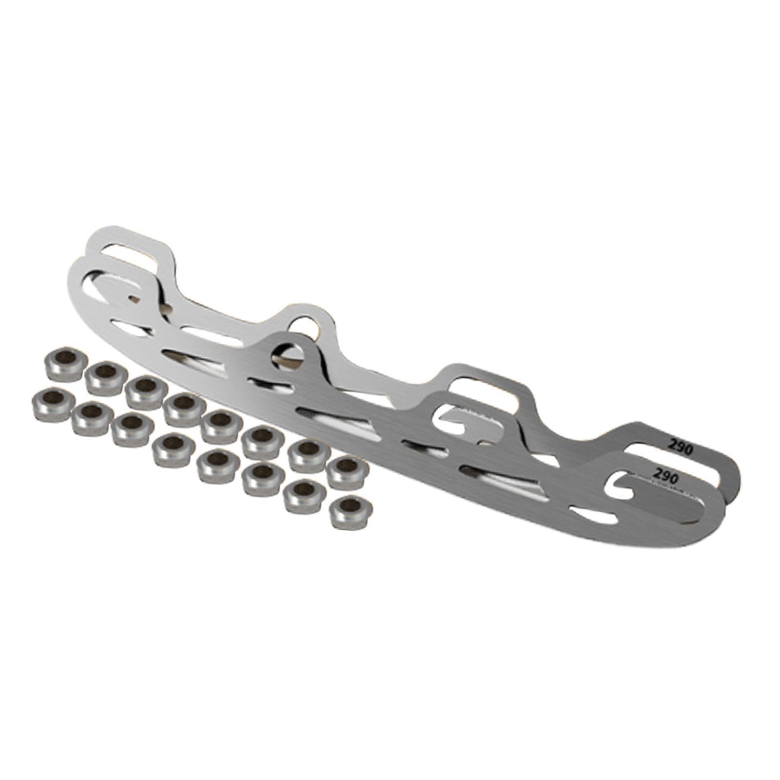 2x Ice Skating Stainless Steel Accessories Replaceable for Inline Skating Ice Hockey