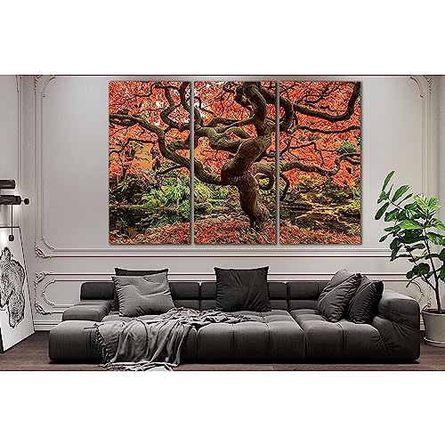 Arce japonés en lienzo impreso ZELLART №SL517 ideal para dar calidez al comedor y dormitorio