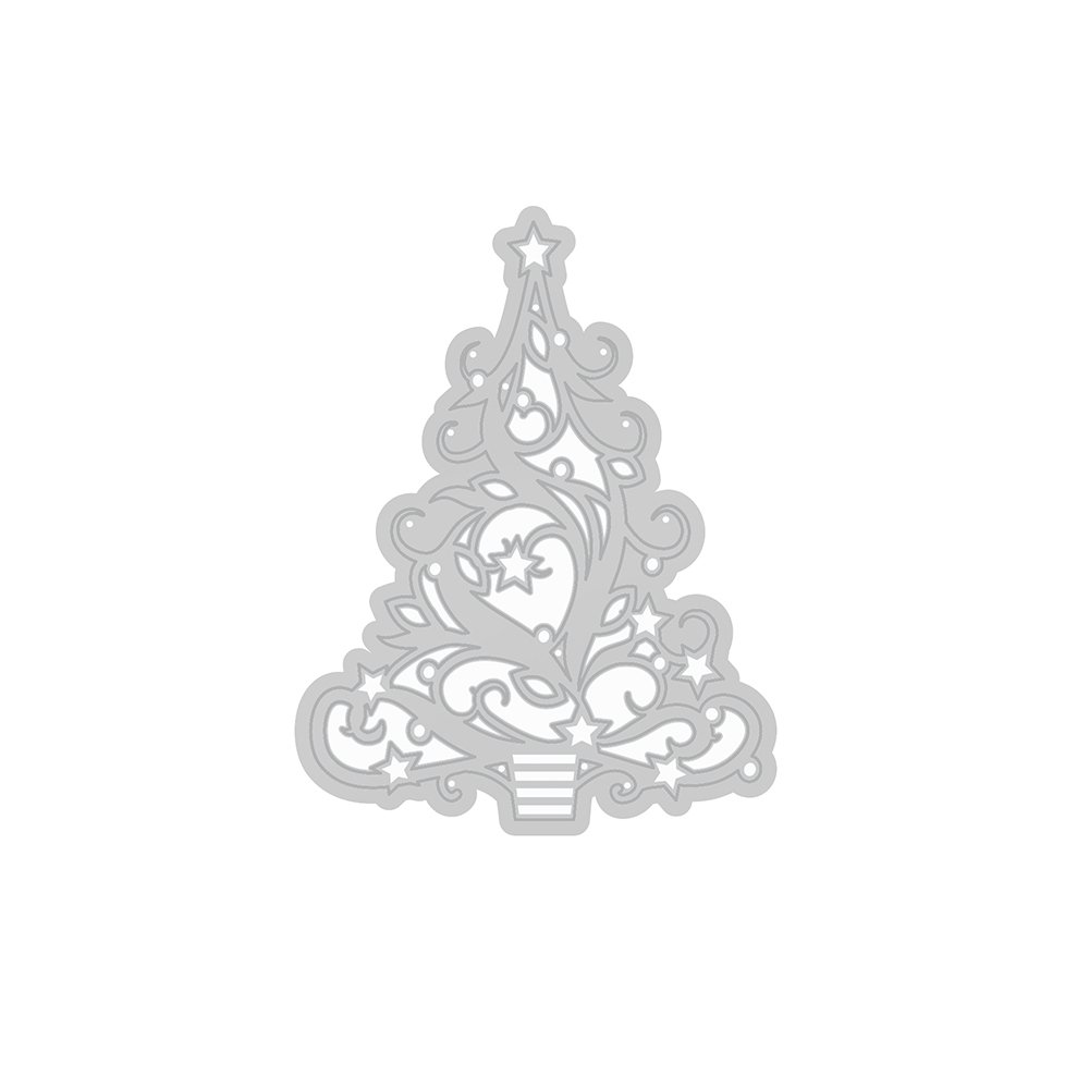 Tonic Studios 078e Rococo Christmas Tree Die