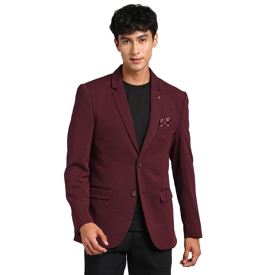 turtle Men's Single Breasted Tailored Blazer-picture-26