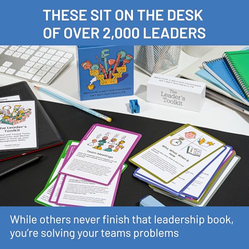 Image of The Leader's Toolkit: 54 Problem-Solving Cards - Strengthen Team Performance, Master One-on-Ones, Handle Difficult Employees & Build Confident Leaders