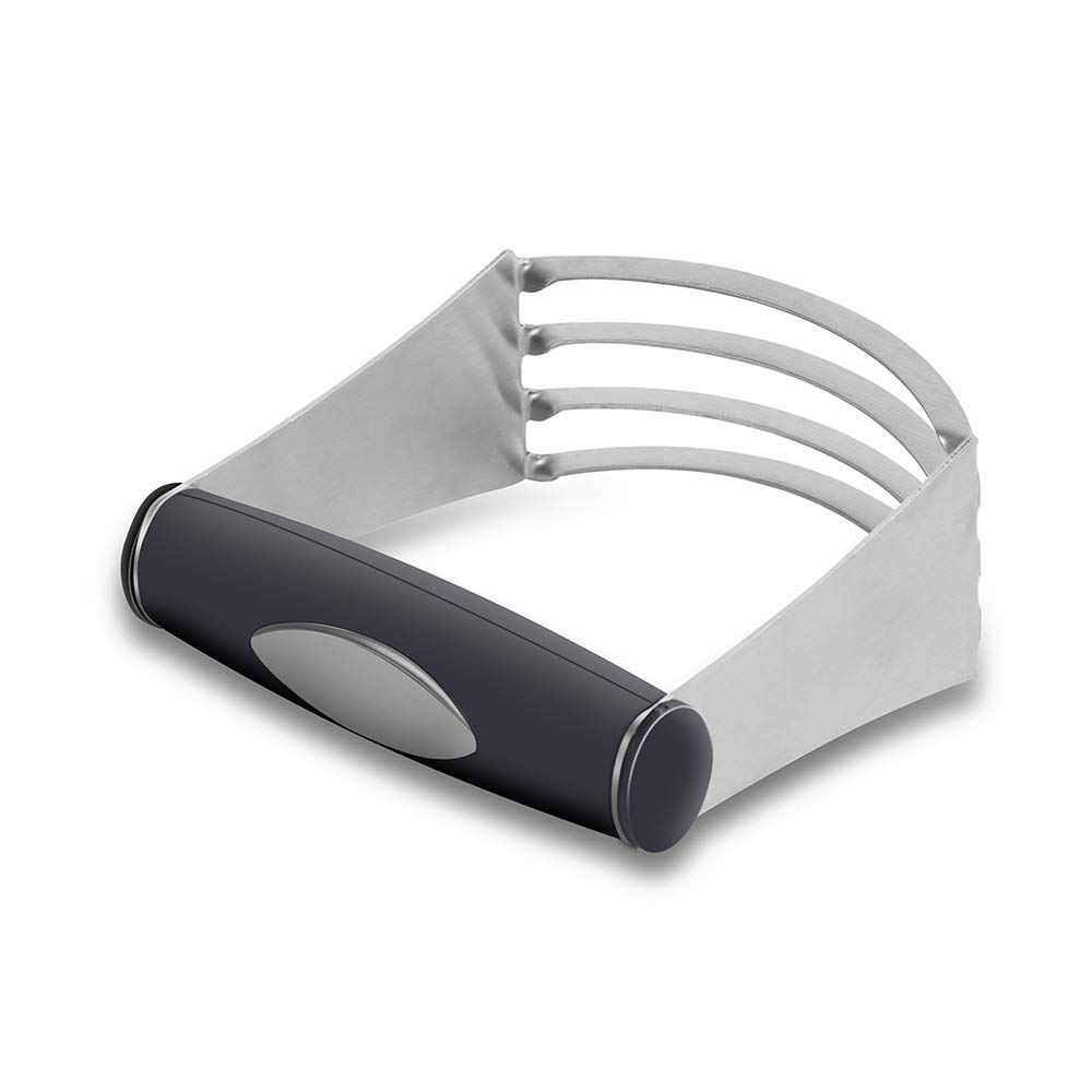 Lashary Pastry Blender, Dough Blender with Heavy Duty Stainless Steel Blades - Pastry Cutter and Butter Cutter - Professional Dough Cutter/Blender Scraper Chopper Set for Kitchen Baking Tools